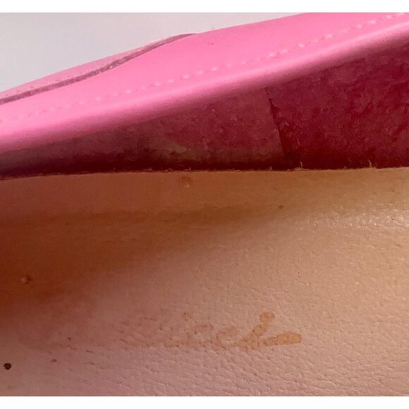 Pink Leather Loafers, Size 9.5, Real Leather Flats by Bellicci, Barbiecore Shoes - Picture 5 of 9